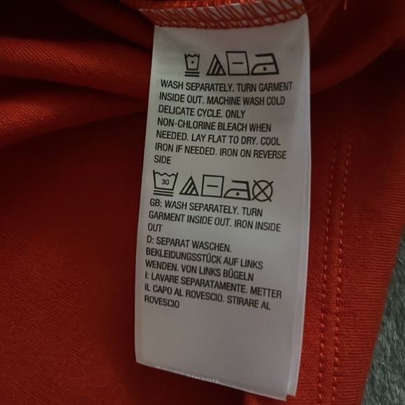 Quacker factory women’s 3/4 sleeve orange thanksgiving shirt - Picture 4 of 5